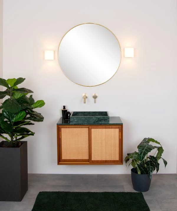 Lucide JELTE - Wall light Bathroom - 1xG9 - IP44 - Black - atmosphere 2